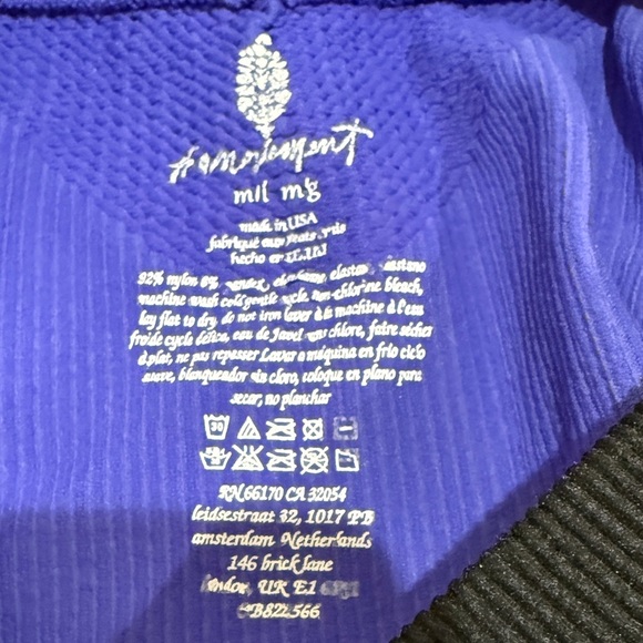 2pc Free People Movement Prajna Malibu Pink Blue Shorts Sz M L Yoga Running Gym - Picture 3 of 8